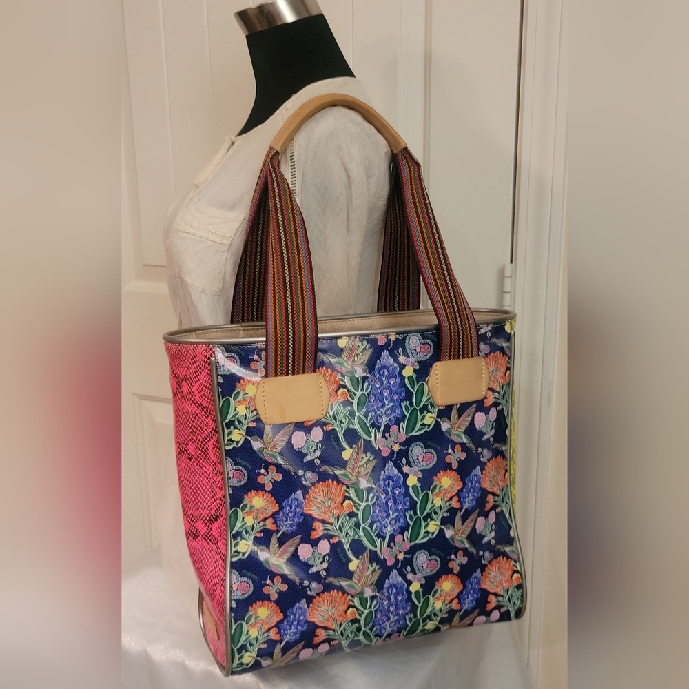 Consuela Multicolor Floral Tote Bag